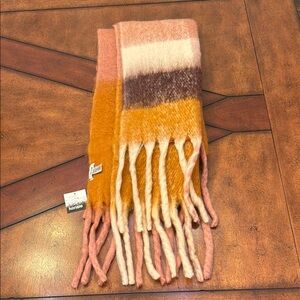Kensie Black and White Ombre Scarf